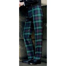 Mens Luxury Military Style Tartan Trews